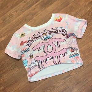 Crop top T-shirt